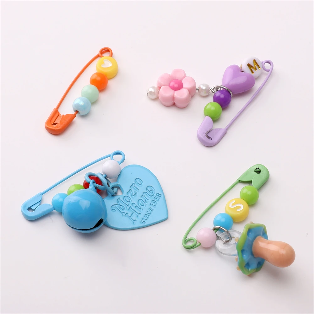 Description Picture 2 of item20Pcs/Pack Colorful Safety Pins 30mm 36mm Iron Metal Safety Pins For Clothing Brooch Handicrafts Making DIY Sewing Accessories
