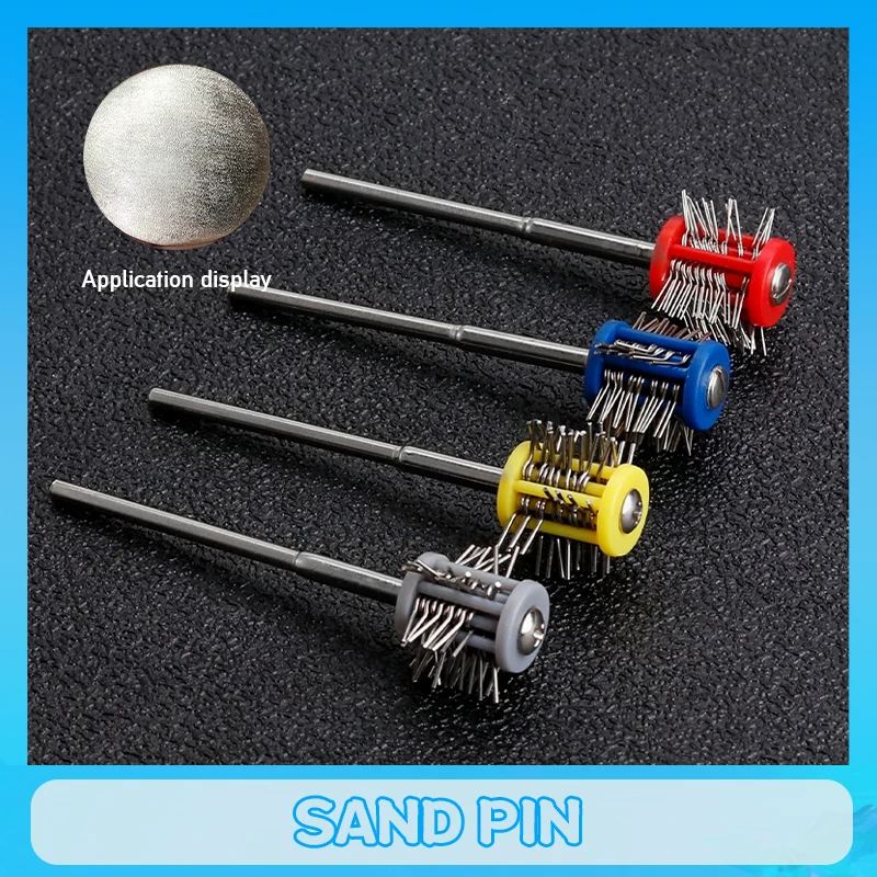 

4 шт., матовые щетки для ювелирных изделий, с ручкой