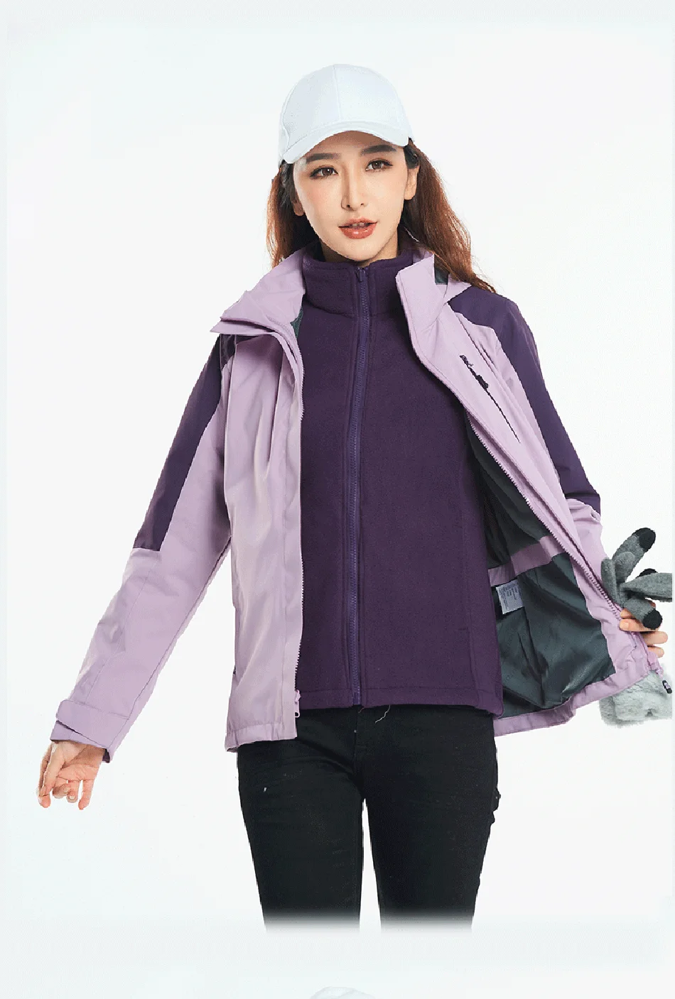 Custom logo Men winter jacket embroidered text Male Outdoor Sports Hiking Jacket personality customization waterproof thick coat 19 S872e43542fe34511b3f0bb46cdbbb1cer