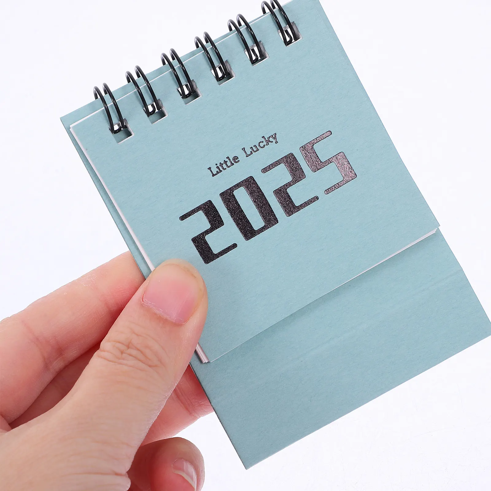 미니 스탠딩 데스크 캘린더 종이 2025 소형 플립 캘린더 사무실 책상 장식 기능성 일일 플래너 오거나이저