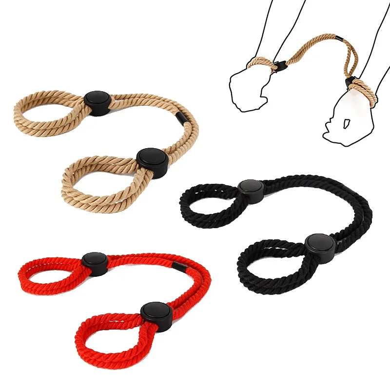 Rope Handcuffs Wrist Ankle Cuffs BDSM Adult Sex Toys for Couples Bondage Slave Restraints Fetish SM Accessories sex toys sex handcuffs