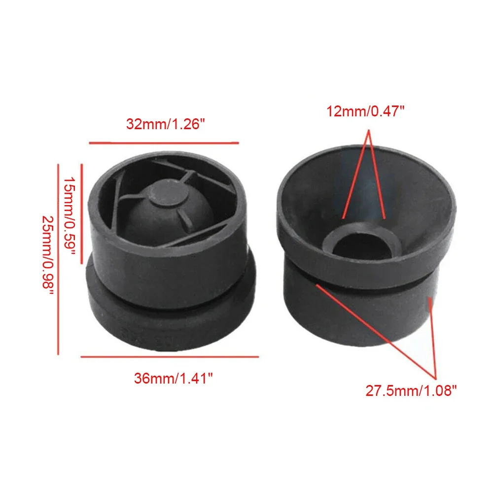 Engine Cover Grommet Rubber Bumper Mounting Stop 4Pcs For Audi VW Golf Seat Skoda