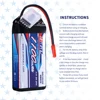 3S Lipo Battery for 1100mAh 1350mAh 11.1V 20C 25C 35C with XT30 JST Plug RC Airplane Quadcopter Helicopter Drone FPV 2pcs 6