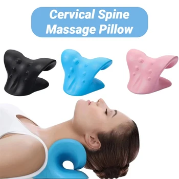 Cervical Neck & Shoulder Relaxer – C-Type Traction Pillow 1