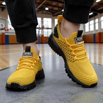 احذية الجري الرجالية 2025 أحذية رياضية رجالي عصرية للاستخدام الخارجي ومضادة للانزلاق أحذية مشي غير رسمية مصممة بنعل سميك 3