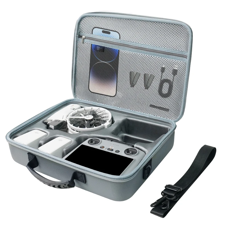 Flip Drone RC N3/RC 2 Remote Control All-in-One Hardshell Organizer for DJI Waterproof Carrying Case