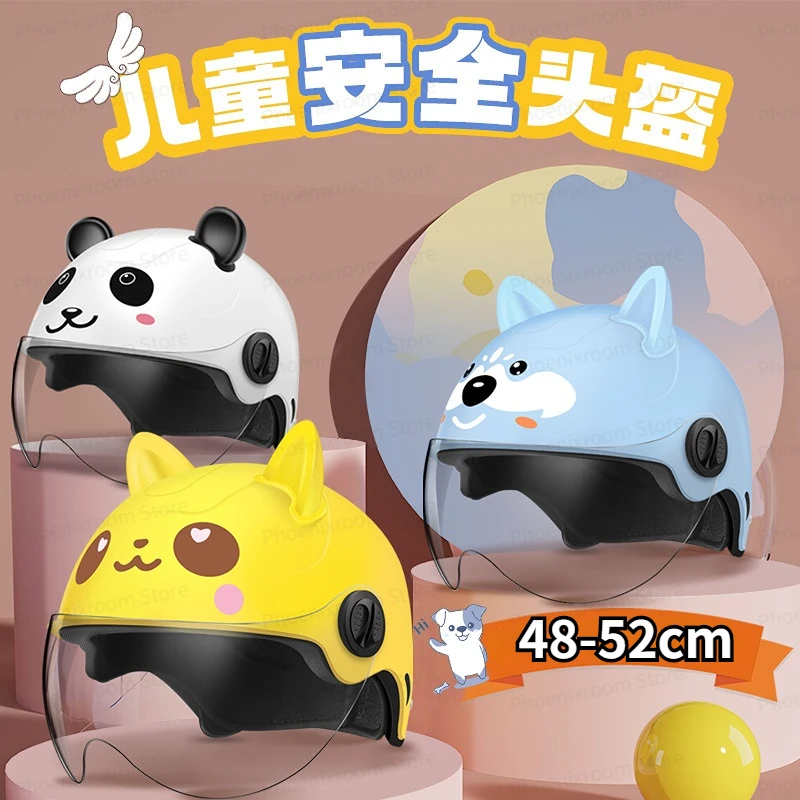 

Cute Cartoon Helmet Bicycle Children's Helmet Four Season Adjustable Electric Bike Kid Girl Boy Helmet