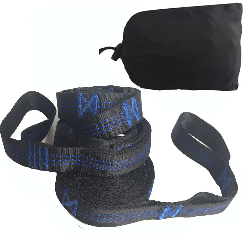 2PCS Hammock Straps& Belts  Extra Strong & Lightweight Ropes and 600 LBS Breaking Strength, No Stretch Polyester 