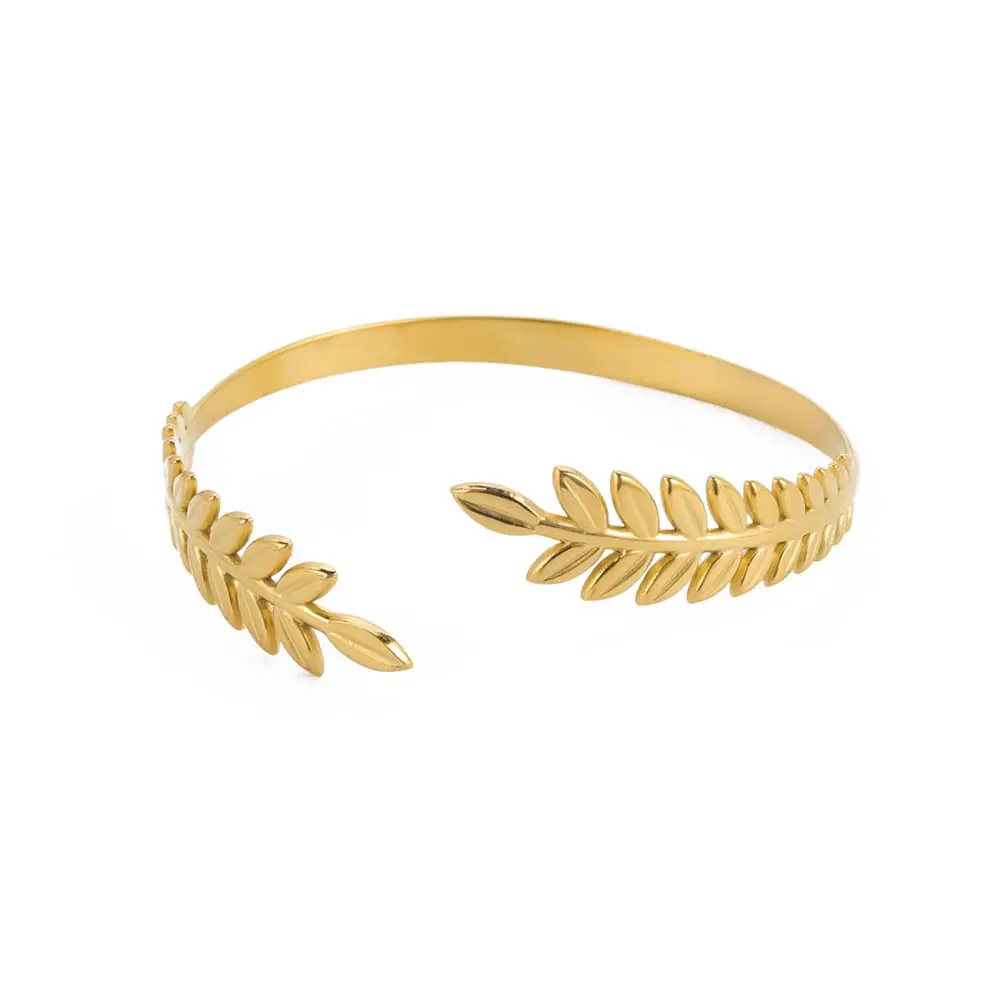 Bracelet de laurier grec doré