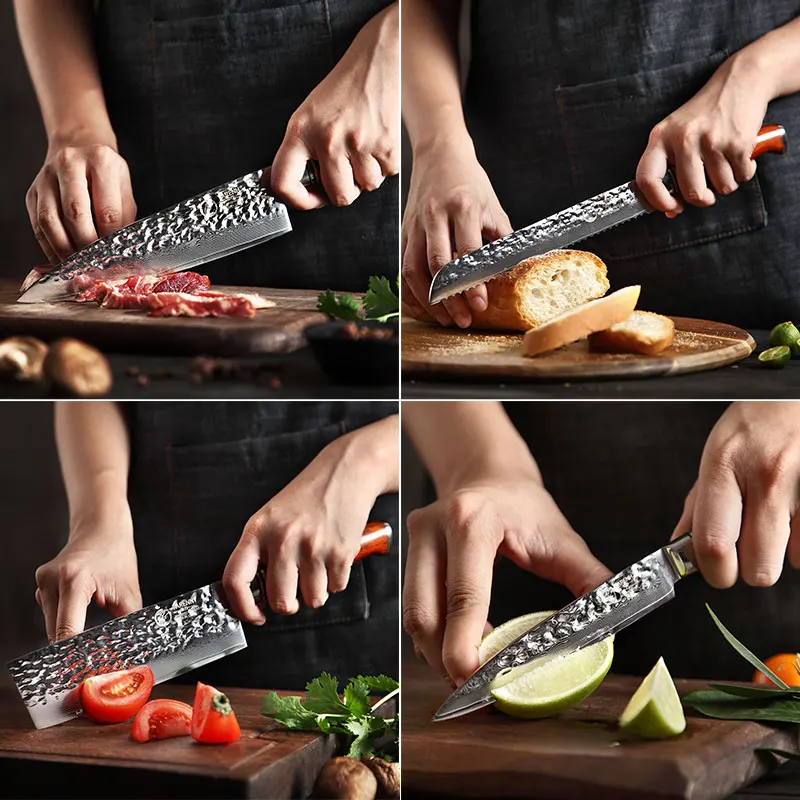 YARENH Professional Chef Knife Set - Kitchen Magnetic Knife Holder