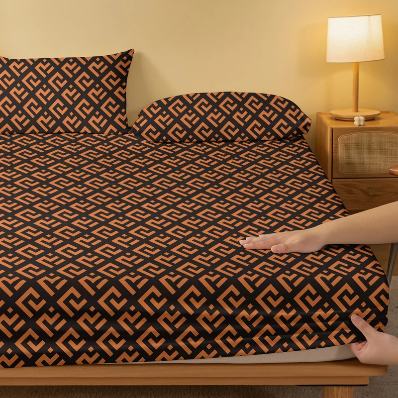 1 Piece of Louis Patterned Frosted Printed Bedspread Bedroom Bedding (Excluding Pillowcases) printed bedspread