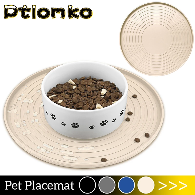 PetPlacematDogCatFoodMatCatFeedingMatDogBowlPlacematCats