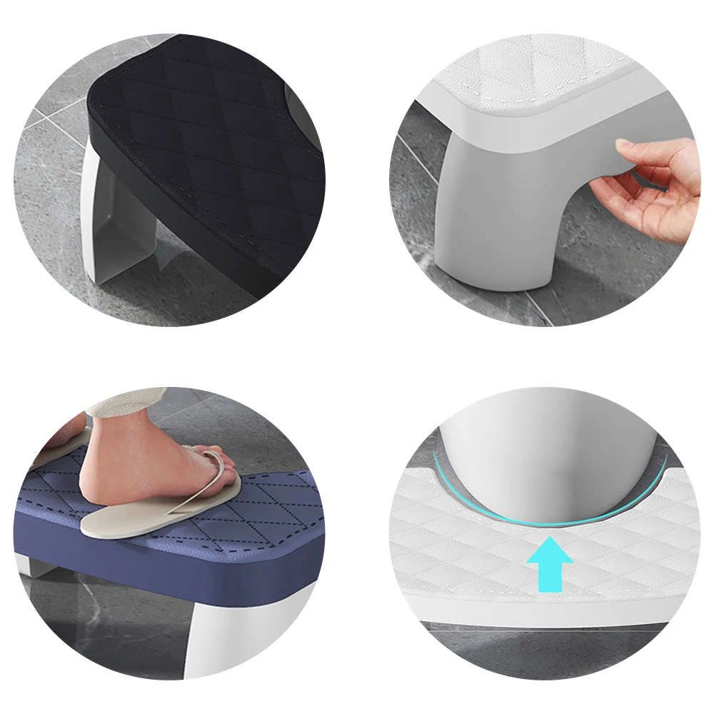 1 PCS Toilet Squat Stool Removable Non-slip Toilet Seat Stool Portable Squat Home Adult Bathroom Accessories