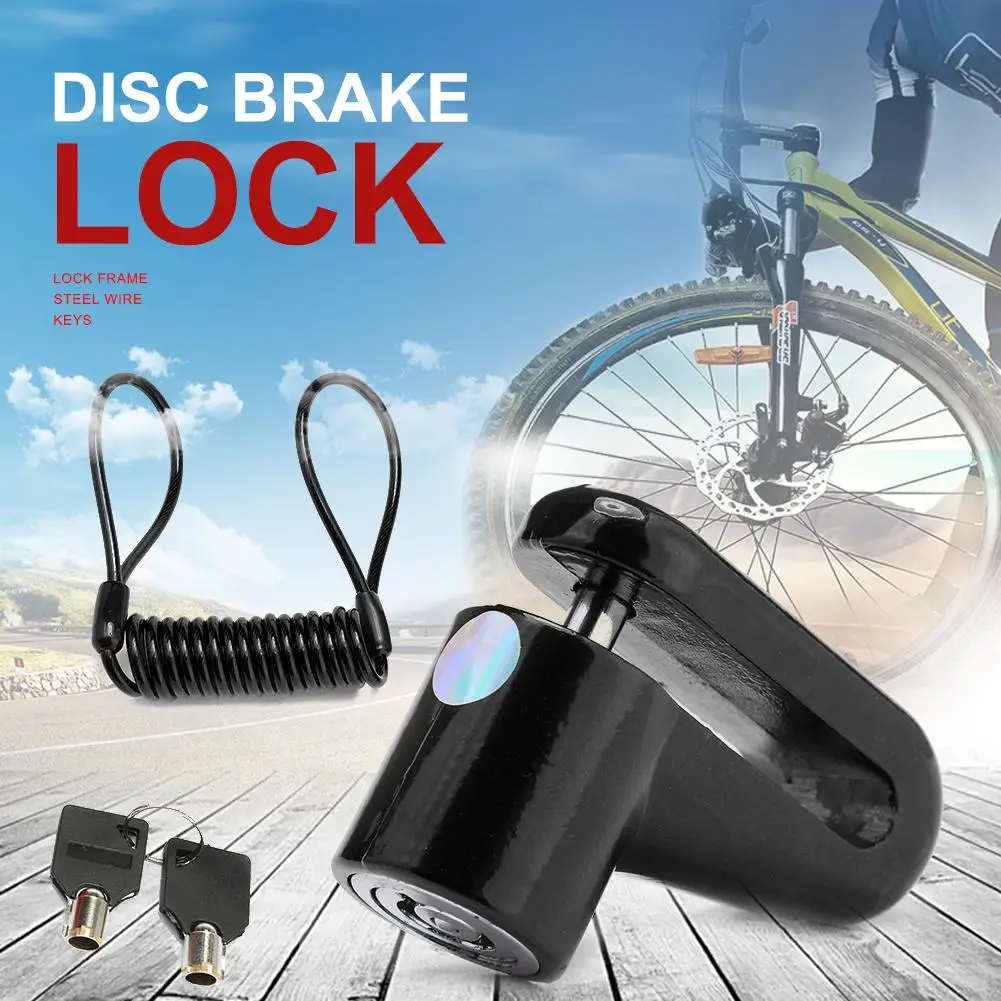Brake Disc Lock Anti Theft M365 Scooter Bike Bicycle Wheel Skateboard Wheels Lock Disc Brake Kickscooter Supplies