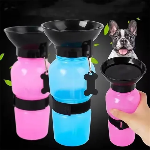 500ml Outdoor Portable Pet Water Bottle for Dogs and Cats Extruded Large Size Dog Travel Water Cup Drinking and Feeding Cup 4