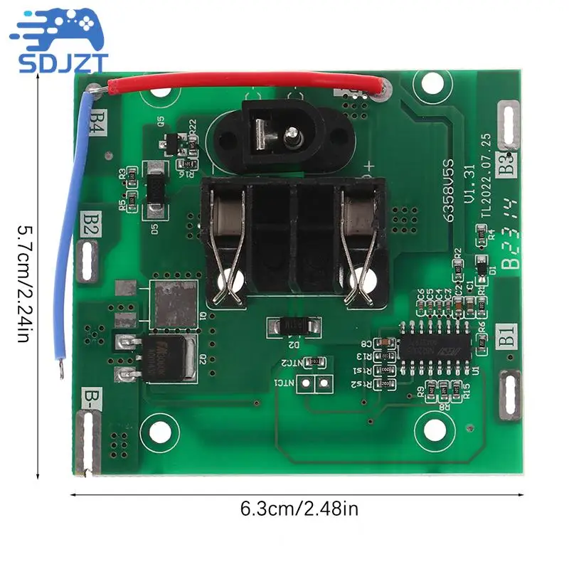리튬 이온 배터리 보호 PCB 보드 드릴 액세서리, 전기 각도 연마기, 21V Bms 5s 20A, 3.7V