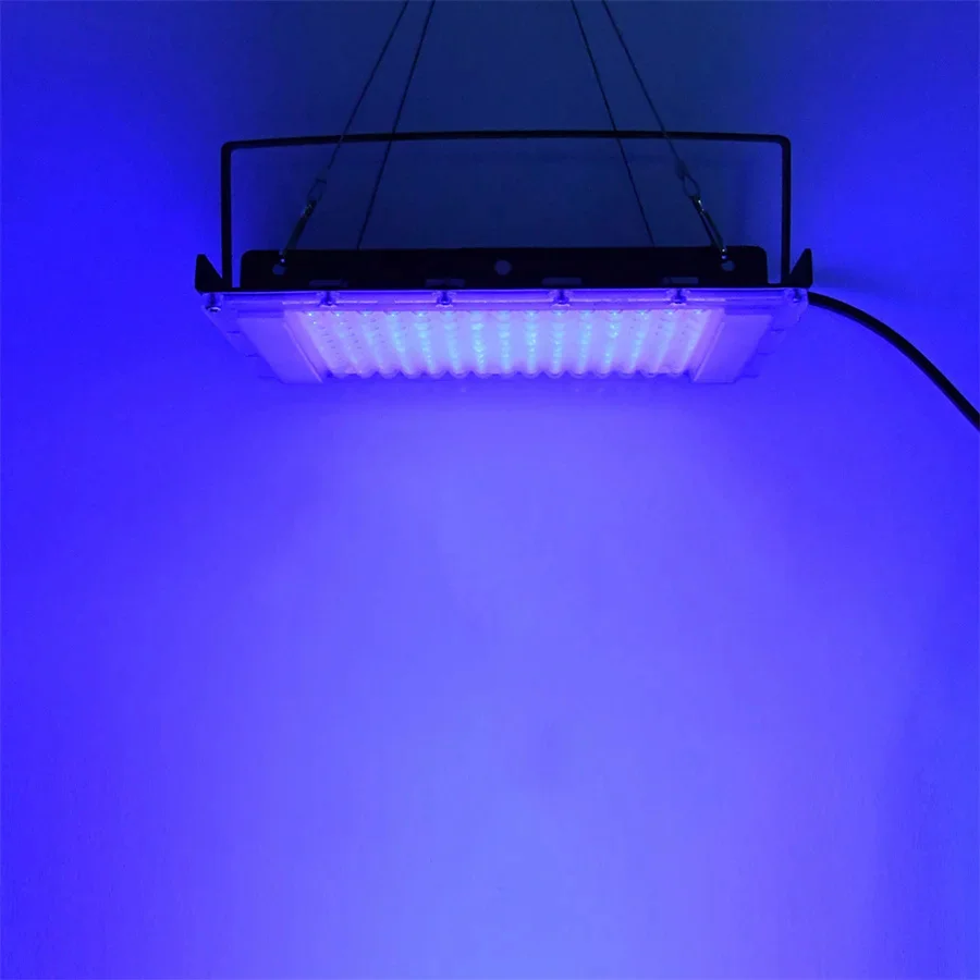 300W UV 395nm Black Light Ultravilet Flood Light Halloween Xmas Glow Party Fluorescent Poster Stage Disco Dance Aquarium Decor