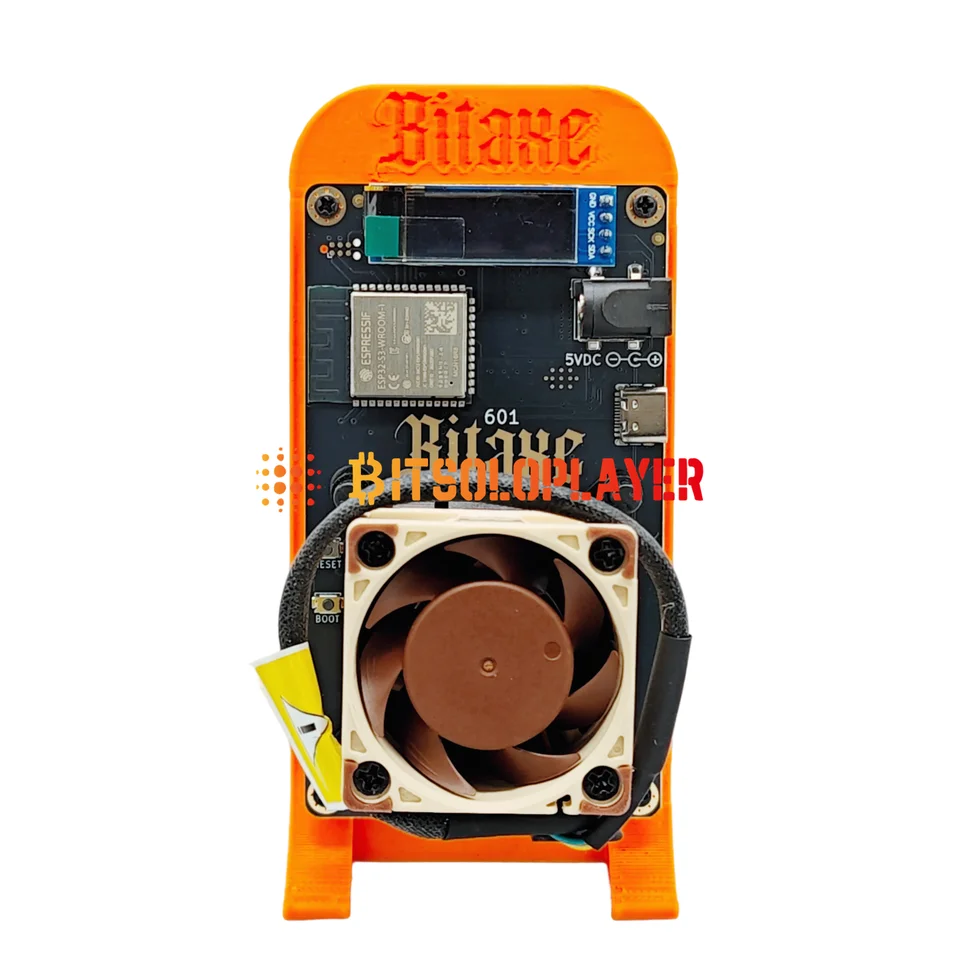 100% noiseless Bitaxe Gamma 601 1.2TH/s equipped NF-A4X20 Fan