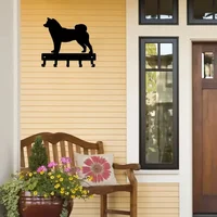 Shiba Inu Dog Key Hooks & Keychain Holder – 6 Inch Wide Wall Hook for Bathroom & Home Decoration – Charming Art Accessory 1