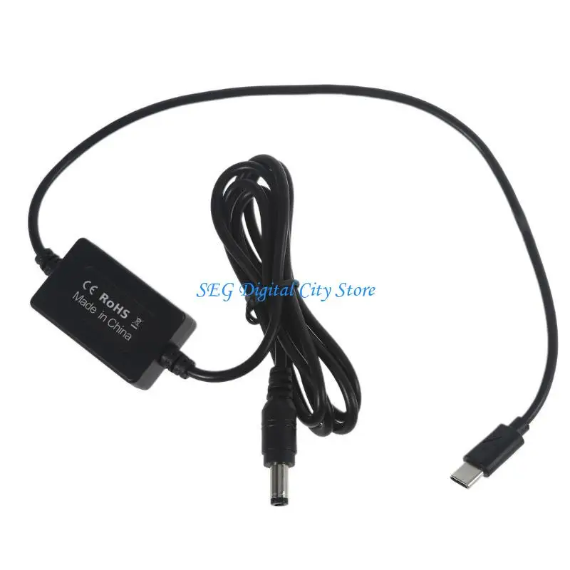 U75B USB C 유형 C 9V 12V PD 8.4V 5.5x2.1mm DSLR 카메라 더미용 변환기 전원 케이블 등