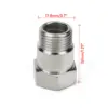 (10) Oxygen O2 Sensor Spacer Adapter Extension Straight CEL Fix 32mm 5