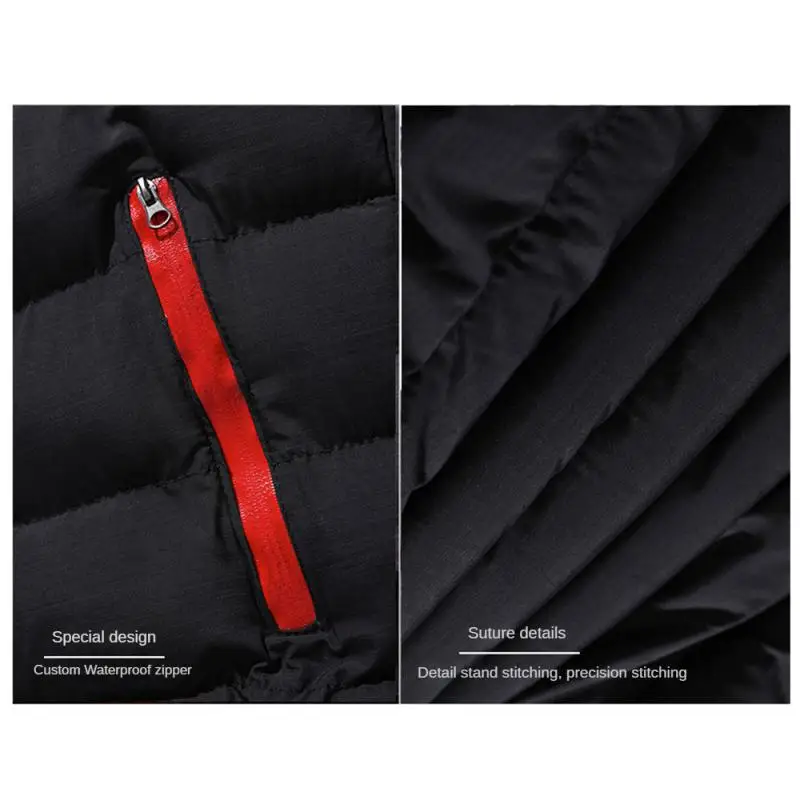 Winter Warm Thick Men Parka Jackets Casual Mens Outwear Coats Windbreak Cotton Padded Down Male