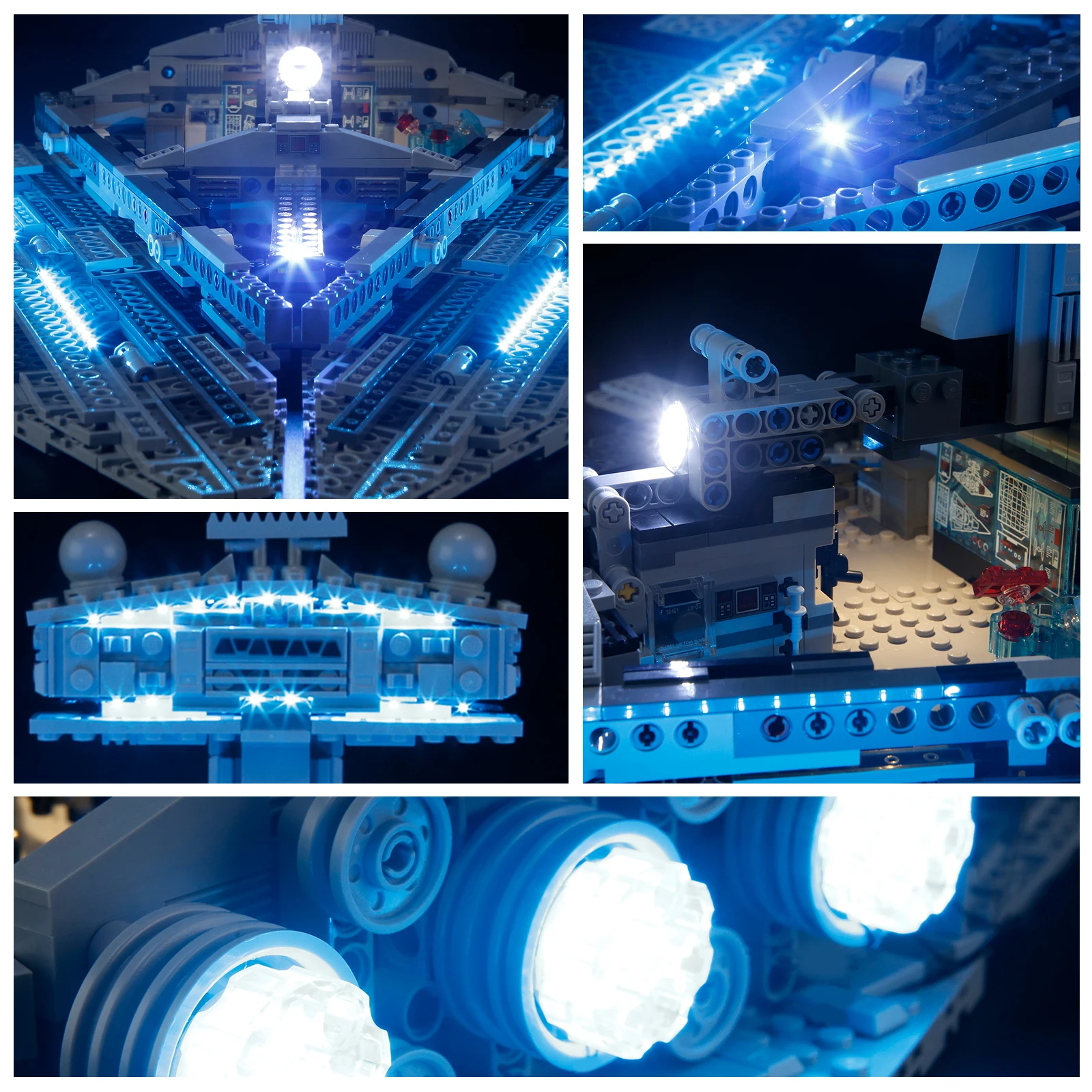 레고 75394 임페리얼 스타 디스트로이어용 HPROSPER LED 조명(모델 없음) - 배터리 박스로 빌딩 블록을 혁신적으로  밝혀보세요 - AliExpress