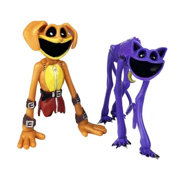 Anime Smiling Critters Action Figure Hopscotch Catnap Figurine Pvc Model Statue Doll Desk Decoration Collection Kawaii Toy Gift