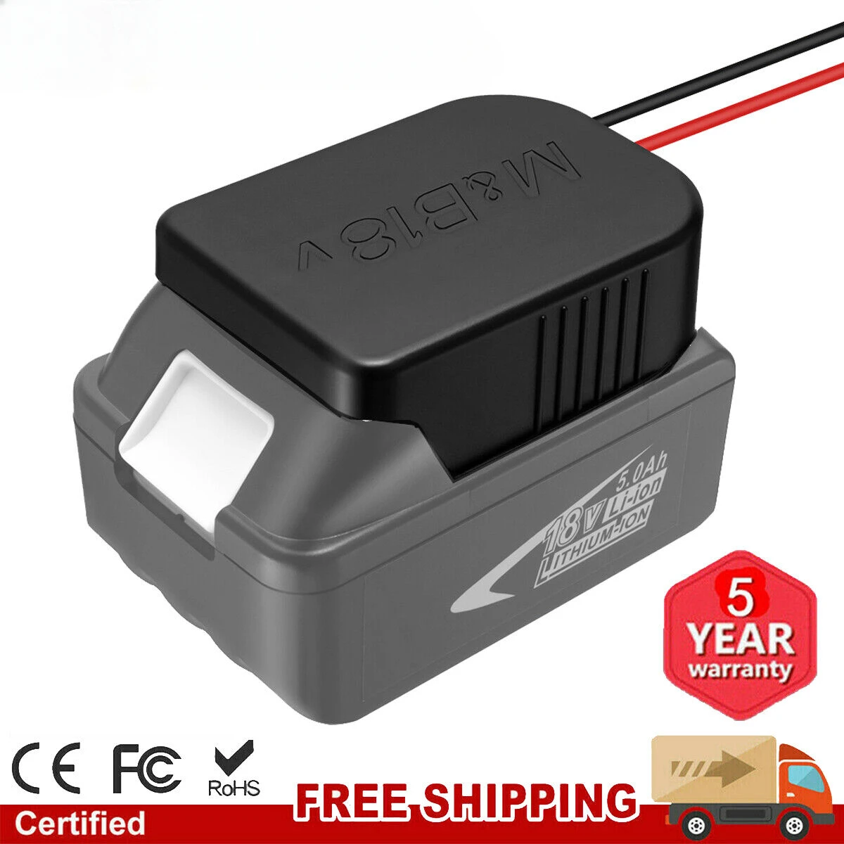 Power Wheels Battery adapter Connector Dock for Makita 18V Li-ion Battery BL Series With 14AWG Wires DIY Adapter Power Mount power wheels battery adapter for makita 18v li ion battery connector dock with 14awg wires diy adapter power mount for bl1840