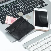 Women Men Coin Purse Men Small Bag Wallet Change Purses Zipper Money Bags Children Mini Wallets Leather Key Holder carteira 3