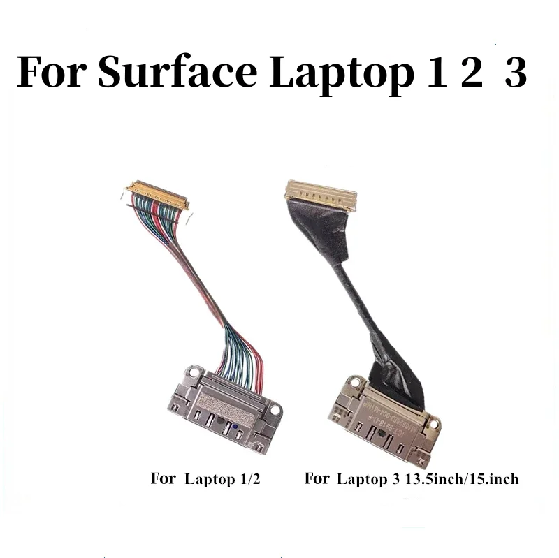 

For Microsoft Surface Laptop 1 2 3 1782 1769 1868 1867 1950 1951 1872 1873 Dock Connector Charging Charger Port Repair Part