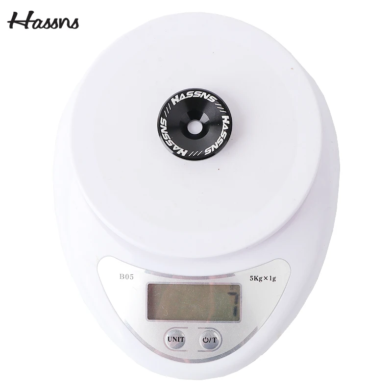 HASSNS Bicycle Stem Cap Headset Top Cover Mtb Power Cap For Mountain Road Bike Table Cover Aluminium Alloy Steering Series Top