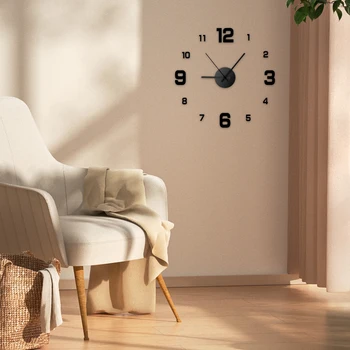 DIY Frameless Wall Clock 2