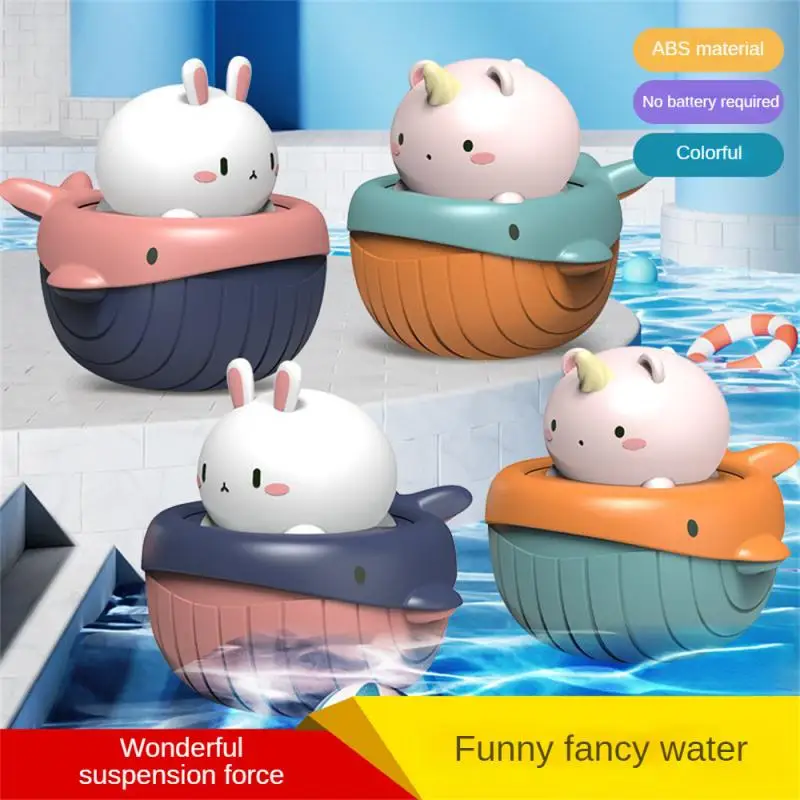 

Baby Bathing Toy Little Rabbit Bath Toys Cute Water Toys Water Spray Toys Little Whale
