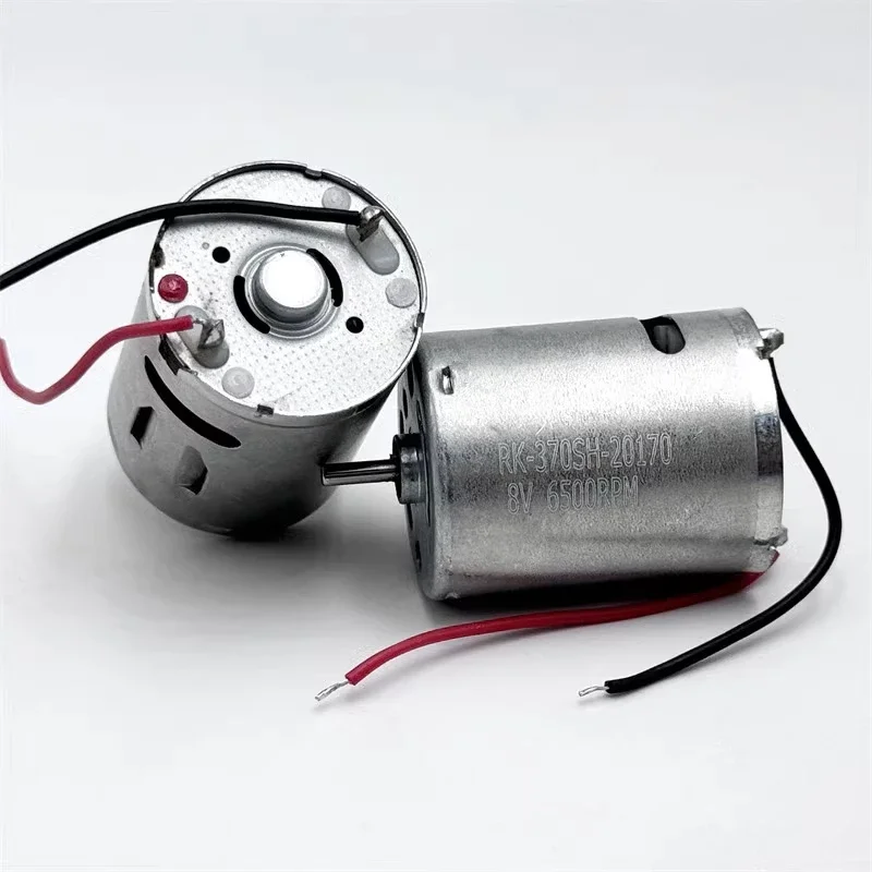 RK-370SH-20170 미니 370 모터 DC 5V 6V 8V 12V 9600RPM 마이크로 24mm 원형 전기 카본 브러시 모터 DIY 취미용 장난감 팬 모델