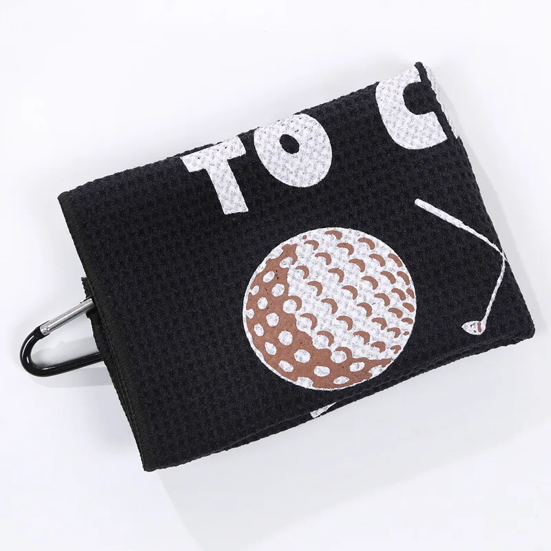 Golf towel digital color printed logo super absorbent soft skin towel for golf course