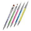 5Pcs Nails Art Dotting Pen Nails Brushes For Nails Art Accessories Tools Kits Nail Supplies For Professionals Manicure Set 3