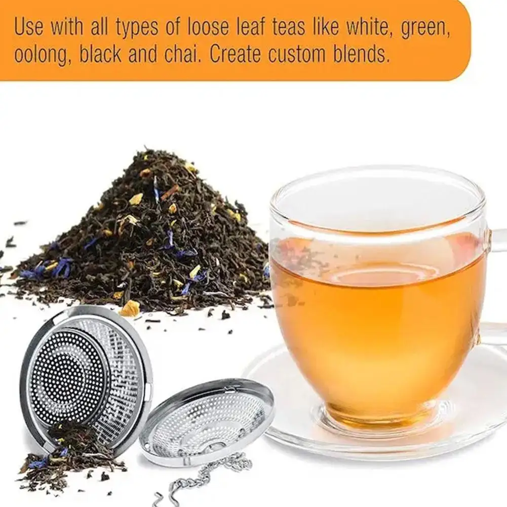 

Household Stainless Steel Spice Tea Ball Tea Infuser Mesh Locking Infuser Strainer Sphere Tools Strainers Kitchen Tea Filte H4K4