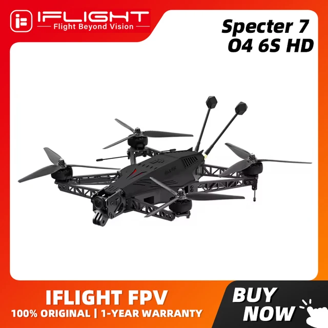 IFLIGHT Specter 7 O4 HD 6S FPV Drone BNF with O3 O4 Air Unit Pro for FPV Parts 2