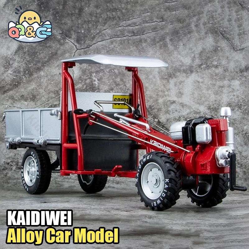 KAIDIWEI 1:16 Diecast Alloy Car Model High Simulation Agriculture Walking Tractor Toy Gifts for Children Collection Toys for Boy