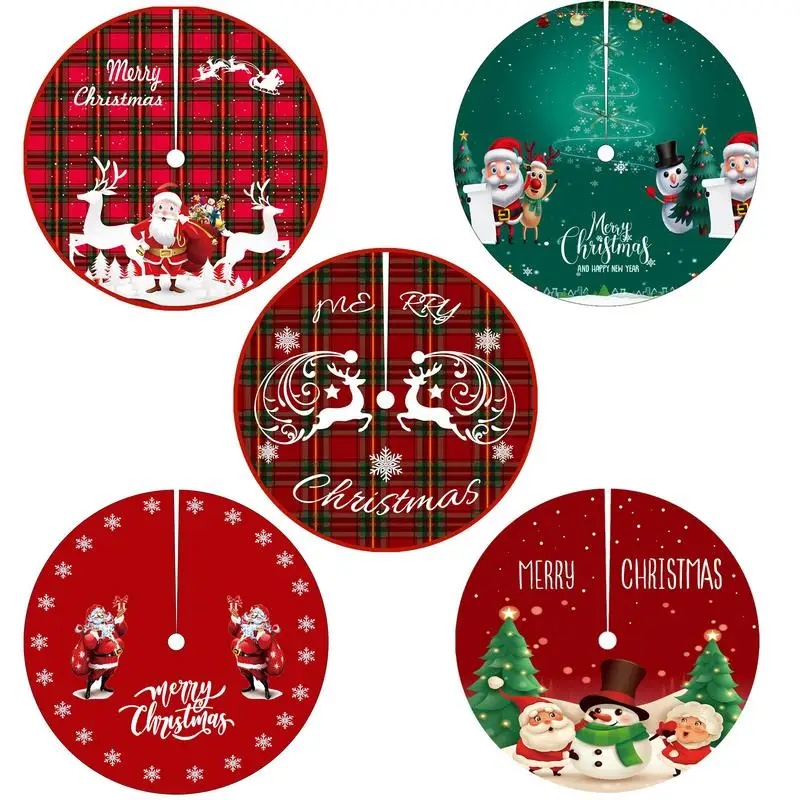 

Юбка для новогодней елки 90 см, праздничная искусственная напольная юбка для елки, Нижняя юбка, машинная стирка, рождественские украшения для вечеринок