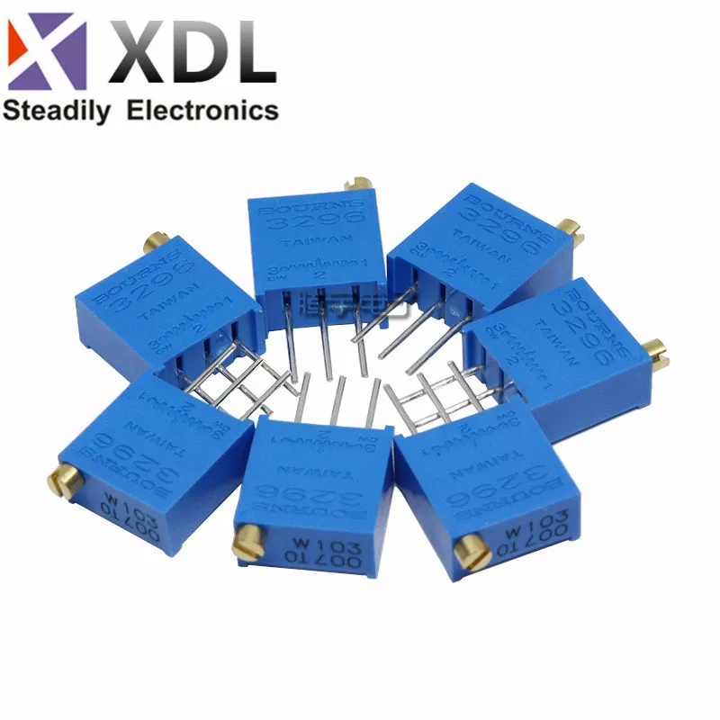 10pcs 3296W-1-104LF 3296W 100K ohm 104 3296W-1-104 3296W-104 W104 Trimpot Trimmer Potentiometer