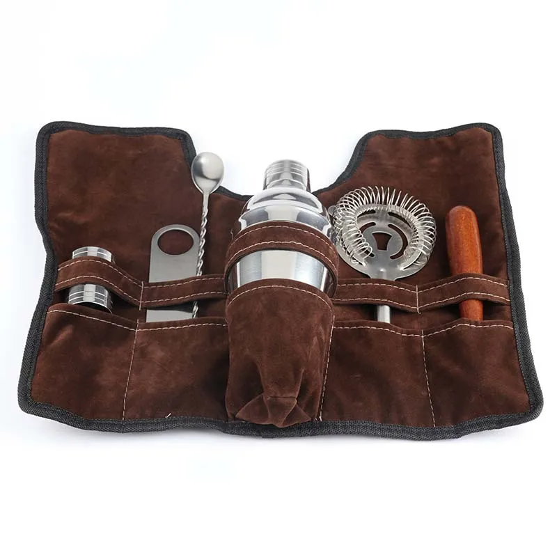 

Bar Tool Bag Bartender Tool Kit Cocktail Shaker Bag Set