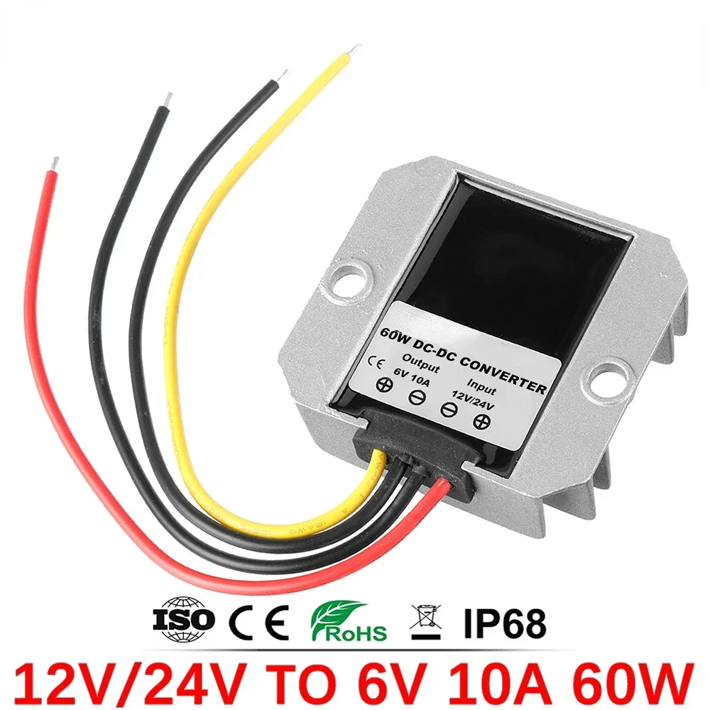 12V 24V to 5V 6V 5A10A 12 Volt to 5 Volt Buck Power Supply DC DC Converter Step Down Regulator Voltage Reducer for Cars Toys