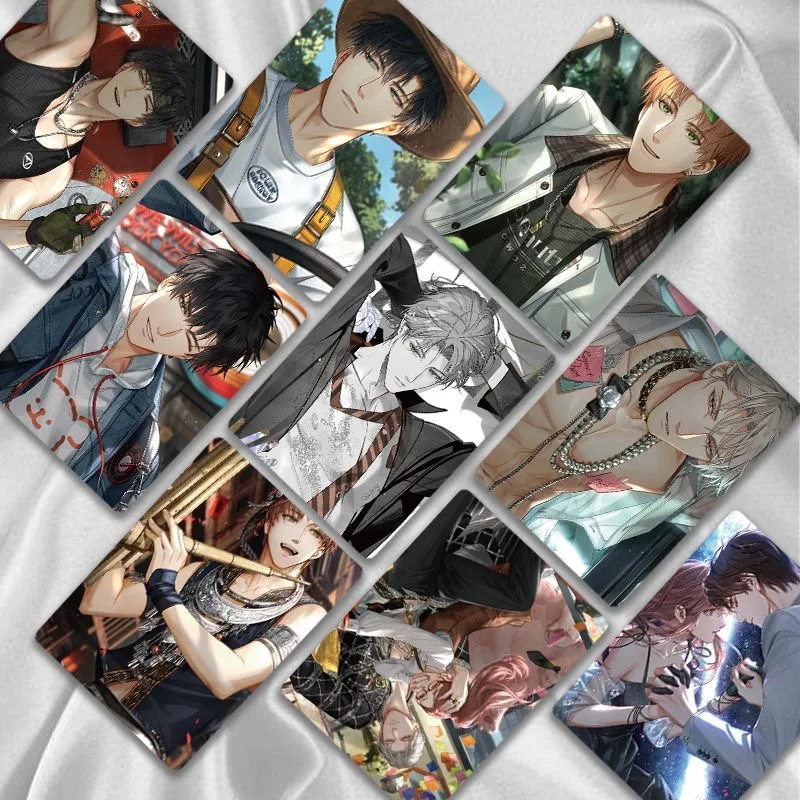 55개/세트 게임 라이트 앤 나이트 로모 카드 - 오스본 에반 사리엘 코스프레 피규어 포토카드 팬 컬렉션 고급 엽서