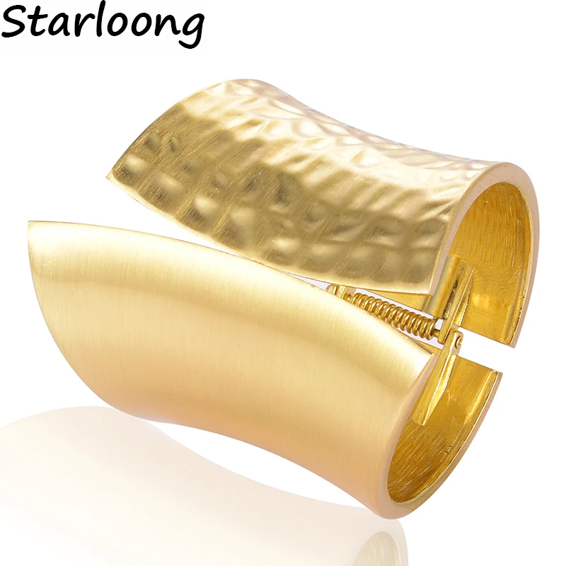 

Последняя новинка; Роскошные браслет-напульсник, высочайшего качества, Feminina широкий вечерние открытые Изящные золотого цвета браслет браслеты для женщин браслет бижутерия ювелирные изделия