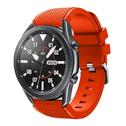 Premium 22mm Silicone Sport Watch Band - Classic Edition for Strap width 22mm (Official orange)