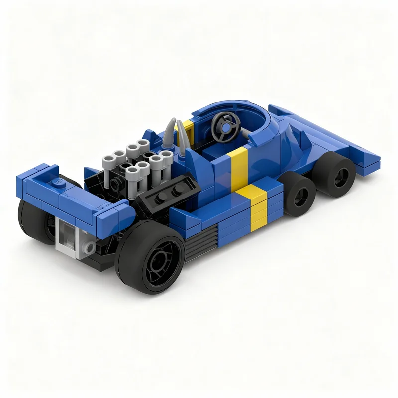 124pcs MOC 티렐 시티 챔피언스 모델 블록 크리스마스 선물 조립 DIY 아이디어 교육용 장난감 창의적