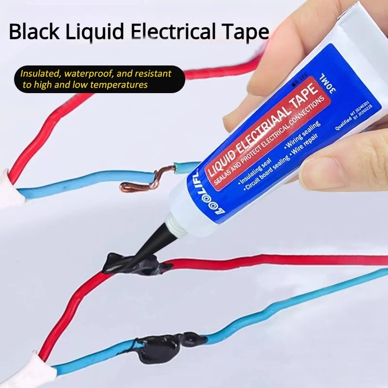 Waterproof Flame Retardant Liquid Insulation Tape - 30ml, High Temperature Resistant