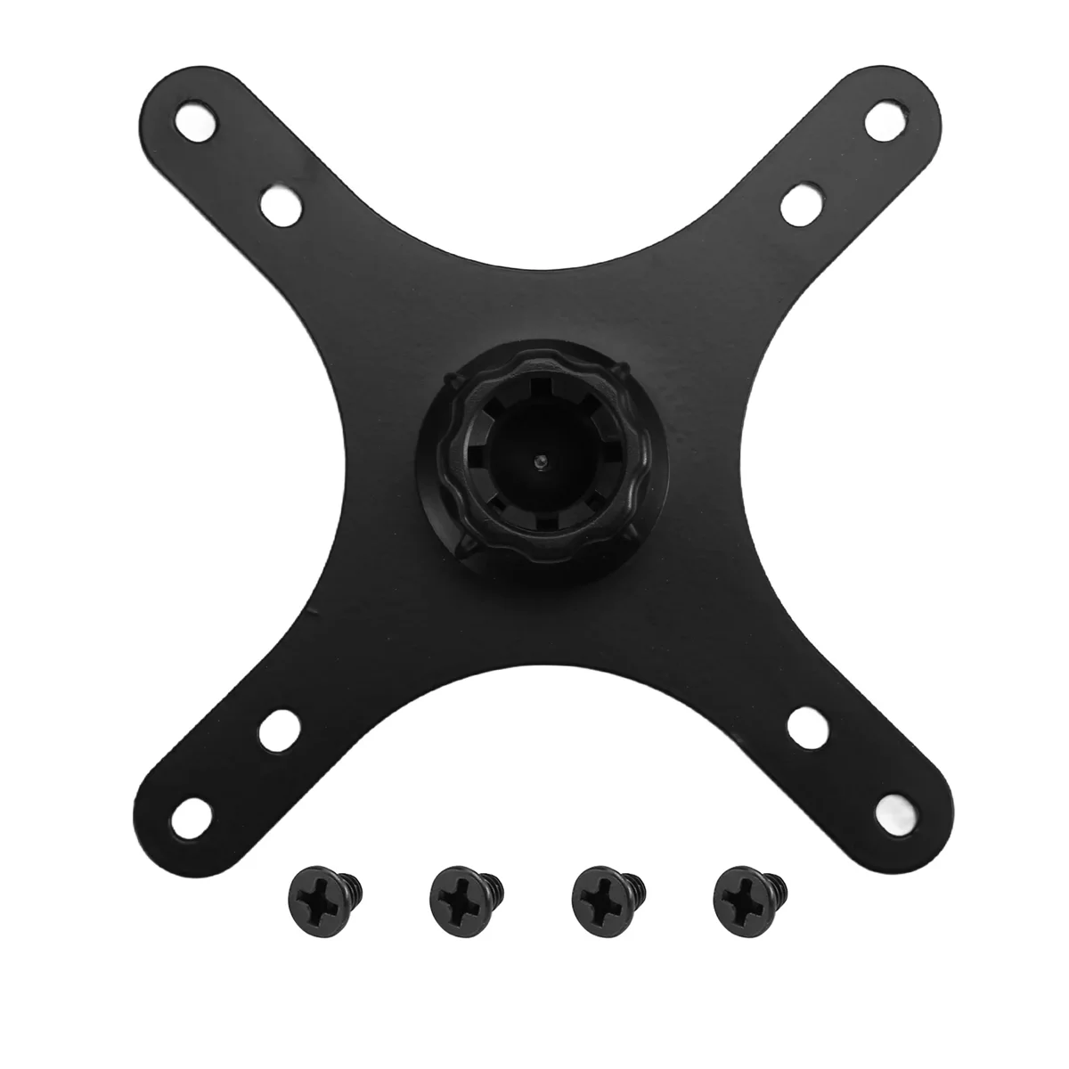 N167R 슈퍼 포터블 모니터 마운팅 어댑터 브래킷 플레이트, 17mm 볼 헤드에서 100x100mm 75x75mm, 벽걸이형 암 마운트 유니버설
